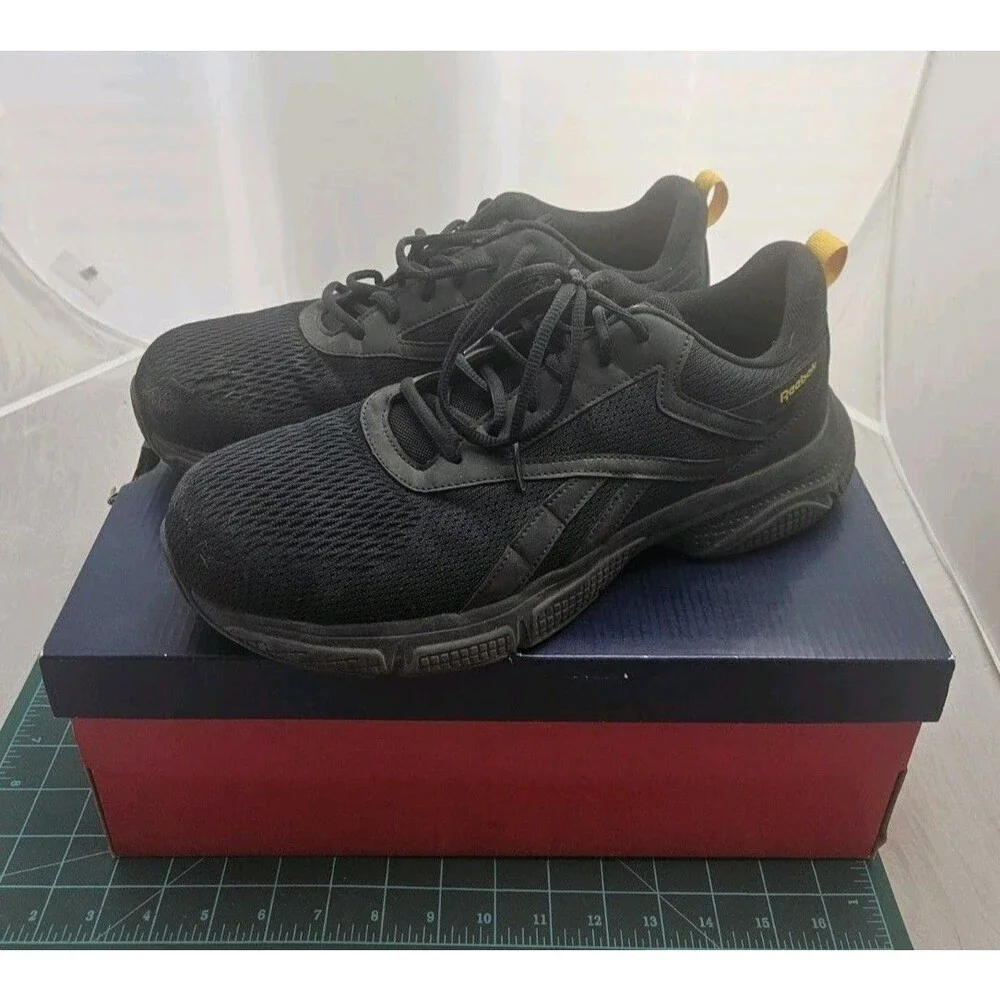Reebox Work N Comfort 2 Steel Toe Sneakers Black Mens Size 11